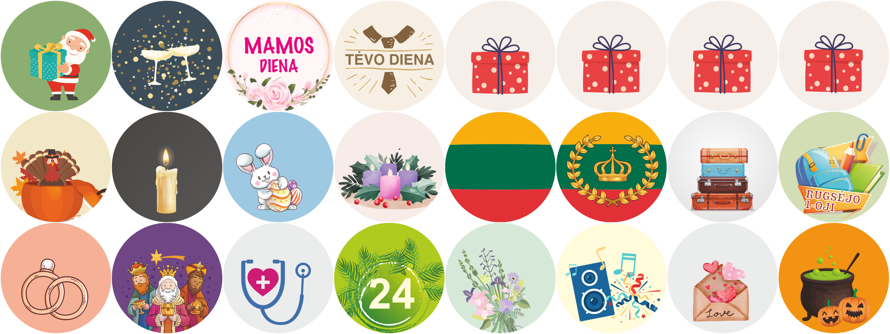 Holiday tokens (+19 EUR)