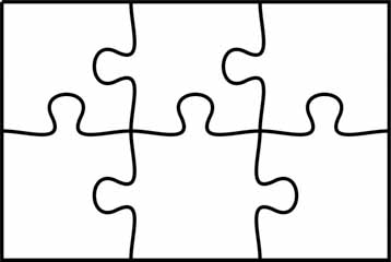 20x13 cm - 6 parts